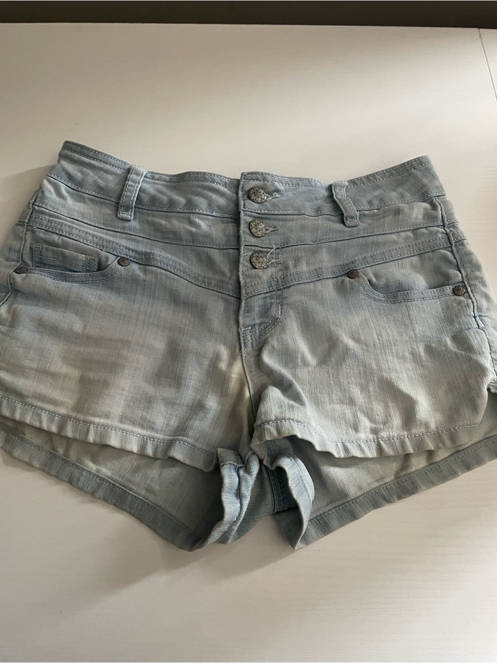 Woman’s blue spice shorts